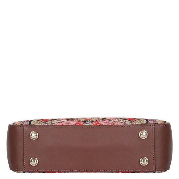 Ladies Tapestry Fabric Hobo Bag in Floral Pattern |Shoulder Sling bag, Purse - Picture 6 of 8